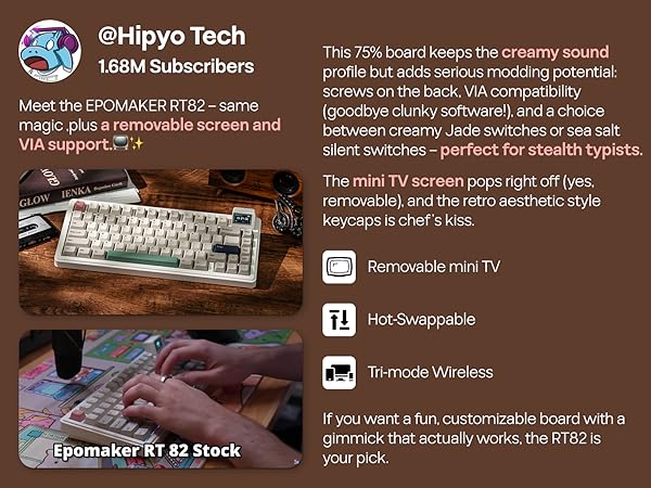 RT82 Wireless Gaming Keyboard