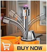 Lafagiet Electric Lighter, USB C Rechargeable, with LED Battery Display, Flashlight, 360° Flexibl...