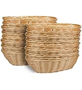 Yesland 16 Pack Plastic Oval Baskets, Food Storage & Fruit Basket, 8-3/4 x 6-1/4 x 2-3/4 Inches B...