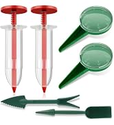 6Pcs Mini Sowing Seed Dispenser, Seed Planter Tool, Handheld Seed Planter, Mini Hand Seed Spreade...