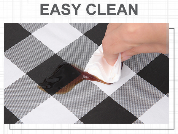 easy clean rectangle tablecloth-app