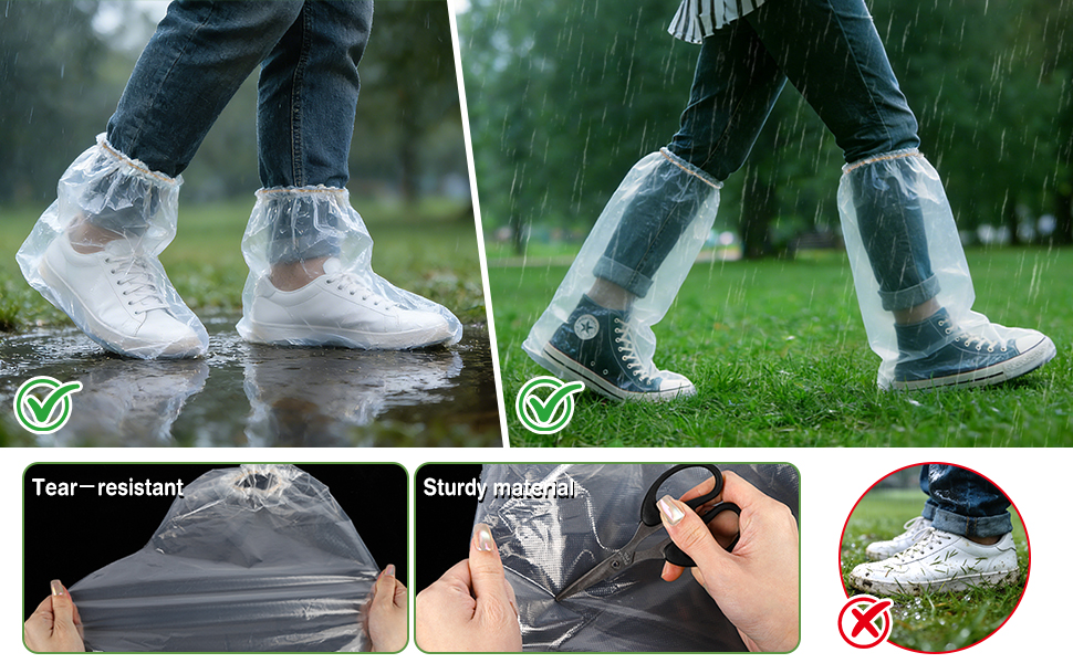 Disposable Waterproof Shoe Covers for Rain