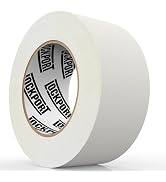 Lockport White Gaffers Tape 2 inch x 45 Yards - Pro White Gaff Tape - No Residue, Water Resistant...