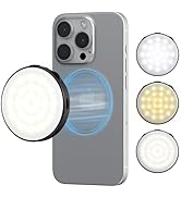 VRIG Ultra-Thin Magnetic Fill Light for iPhone, 2500K-9300K - Stepless Adjustment of Color Temper...