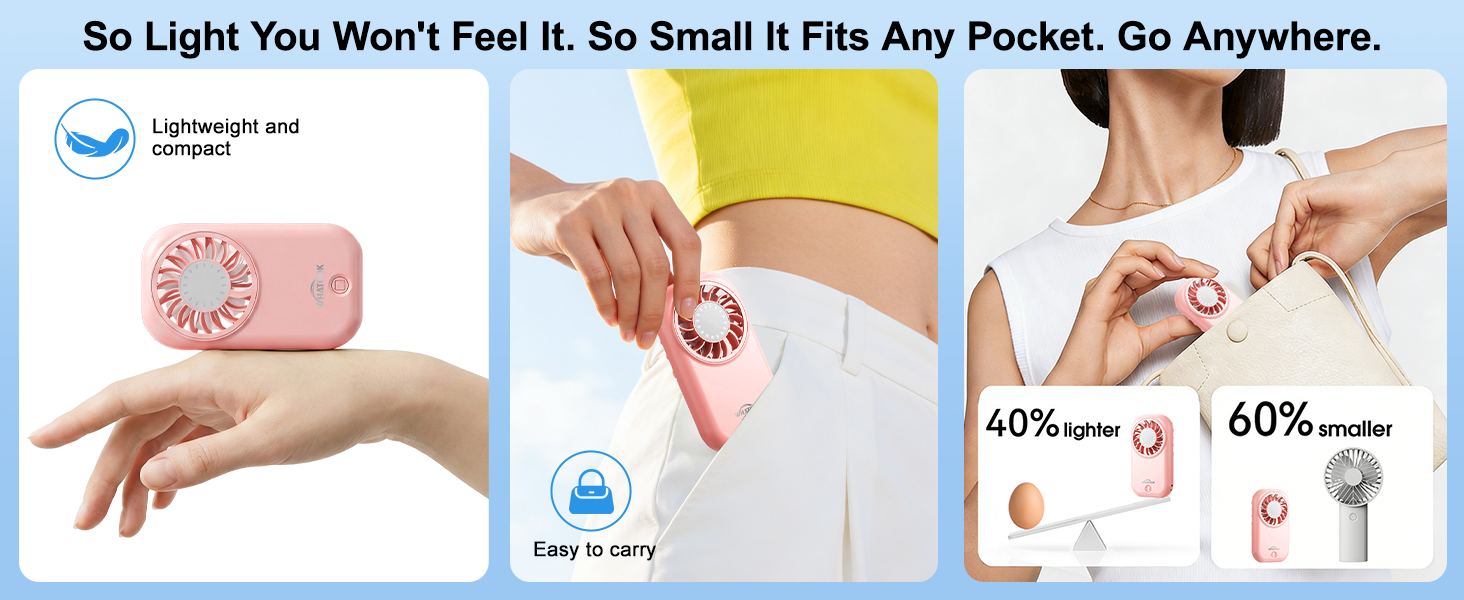 pocket fan