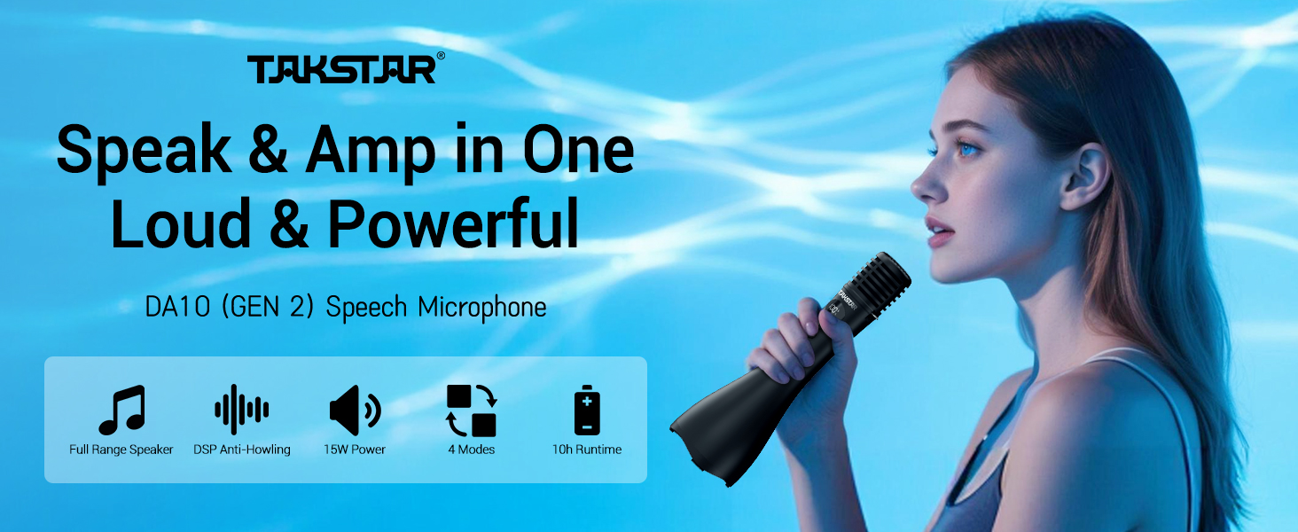 DA10 II Bluetooth microphone