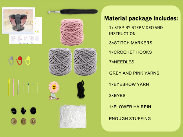 Material package includes:
