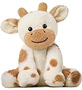 Hopearl Adorable Plush Cow Toy Floppy Dairy Cattle Soft Stuffed Animal Cute Birthday for Boys Gir...