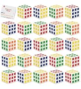 Vdealen 24 Pack Mini Cube Puzzle Party Favors for Kids, 1.18in 3x3 Magic Cube School Rewards & Cl...