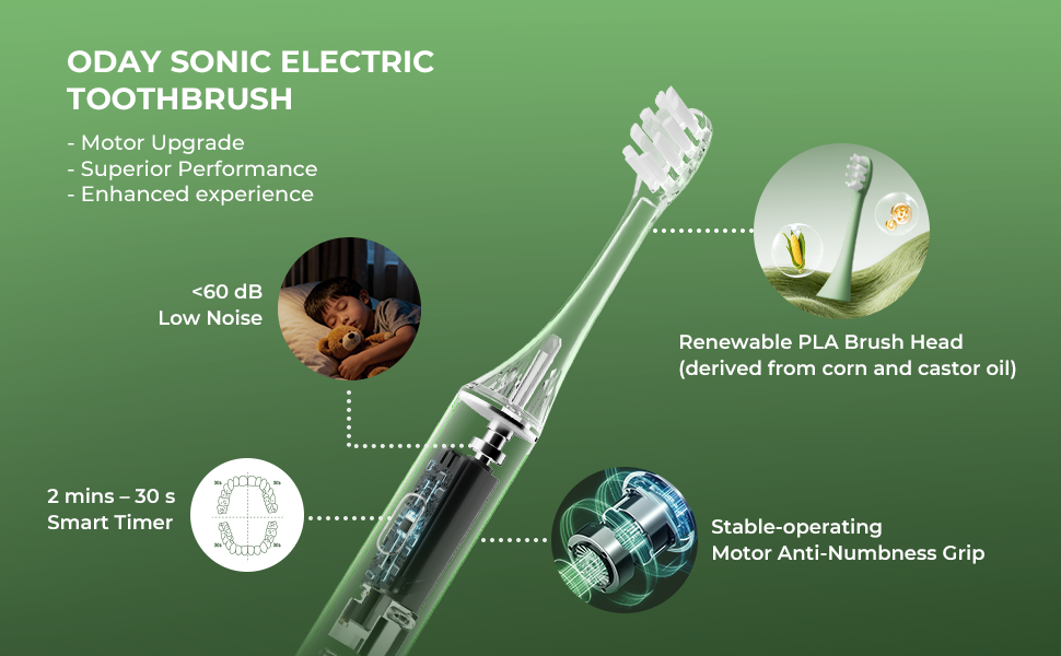 Sonic Electric Toothbrush for Adults