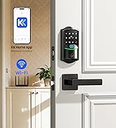 Veise VE027-L Built-in WiFi Smart Door Lock with Lever Handle Set