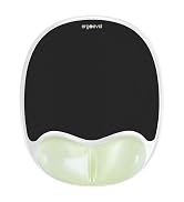 ErgoEvol Ergonomic Mouse Pad with Wrist Rest & Elbow Support, Soft Silicone Gel Cushion, Non-Slip...