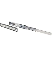 TCH Hardware 20" Inch Soft Close Steel Drawer Slides - Full Extension with Over Travel