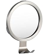 Ettori Shower Mirror Fogless for Shaving with Razor Holder, Powerful Lock Suction Fogless Mirror ...
