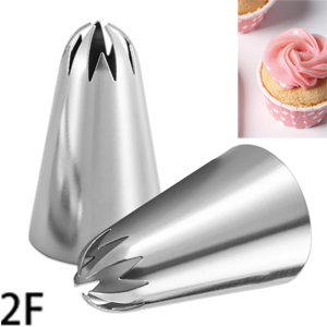1M 2D 2F Large Icing Tips for Cupcakes