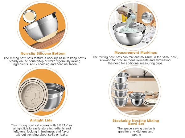 mixing bowls set
