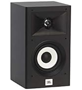 JBL Stage 120 2-Way Dual 4.5" Woofers 1" Alluminum Tweeter Bookshelf Speaker,Black