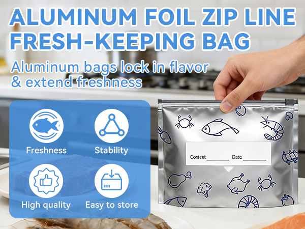 Aluminum Foil Sealable Storage Bags