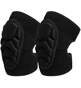 TXJ Sports Knee Pads for Gardening, Adjustable & Anti-slip Knee Pads with Thick Foam,Men Women wo...
