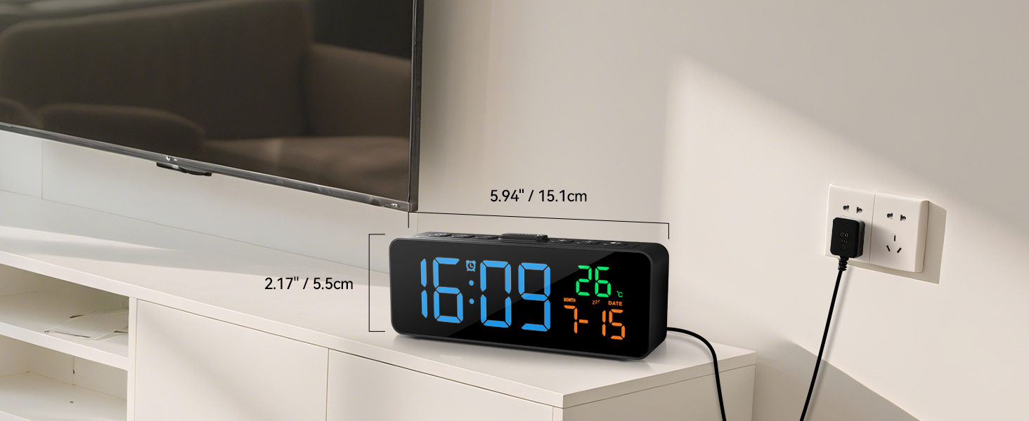 plug-in clock