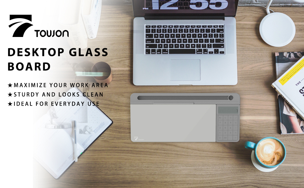 Gray Surface Desk Dry Erase Board