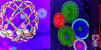 blacklight poster, uv poster, blacklight birthday parties, glow in the dark decorations
