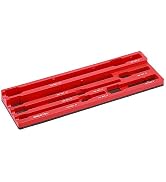 EMENTOL 9PCS Magnetic Extension Bar Holder, Red, 1/4