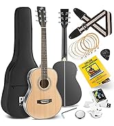 Acoustic Electric Guitar ¼ Scale 30” Steel String Spruce Wood w/Gig Bag, 4-Band EQ Control, Clip ...