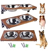 Dog Bowl Stand Mounted Elevated Pet Feeder