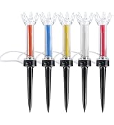 OUKENS Golf Tees, 5Pcs Flexible Magnetic Plastic Golf Tee Training Practice Tool Accessory