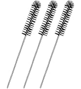 NYTKL 3PCS Carbon Dirt Cleaning Brush, Carburetor Cleaner Density Nylon Tube Brush for Drill, Car...