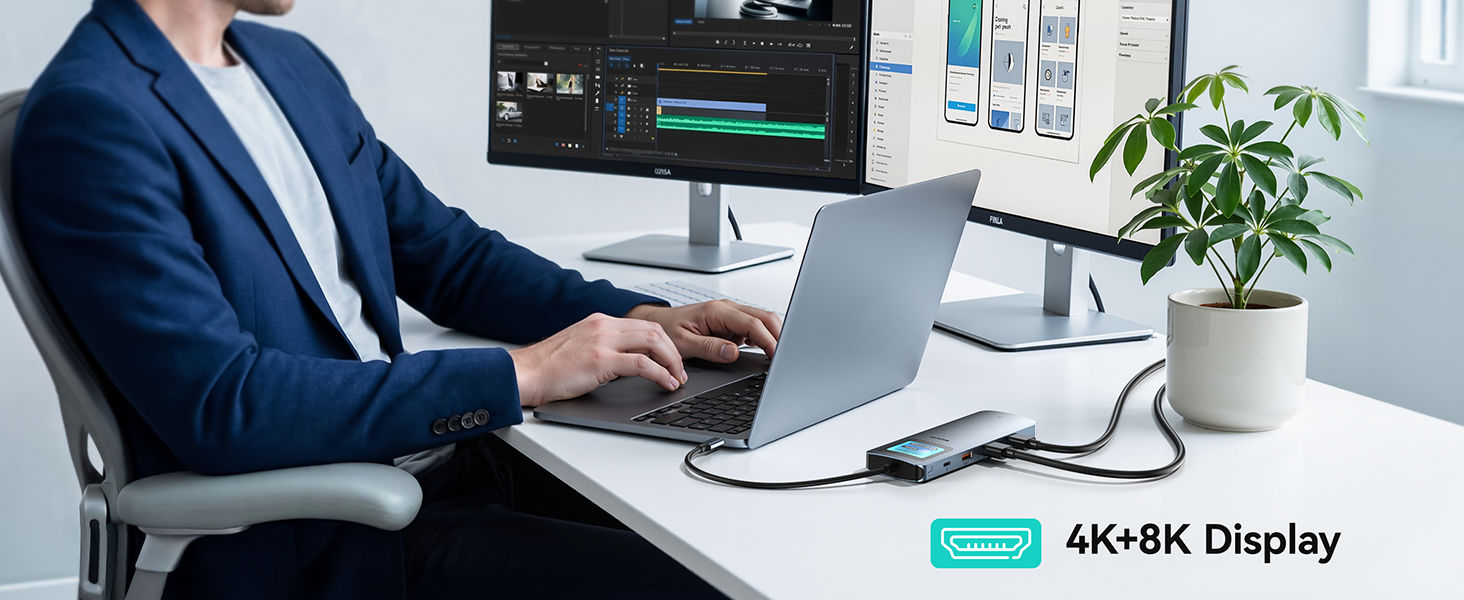 usb c docking station dual monitor