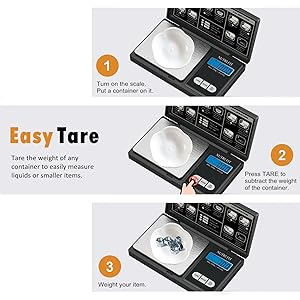 Tare Function Pocket Scale
