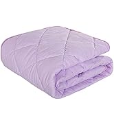 NTBAY Down Alternative Oversized Toddler Comforter, Super Soft and Warm Solid Color Baby Crib Qui...