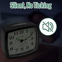 slient clock
