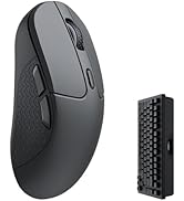 Keychron M3 Wireless Gaming Optical Mouse, Tri-Mode 2.4 GHz/Bluetooth 5.1/Wired, PixArt PAW 3395 ...