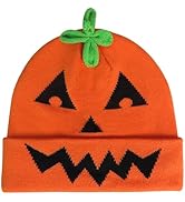 Phaiy Halloween Festival Funny Knit Beanie Cuffed ?Plain Knited Hat Holiday Warm Snow Caps Funny ...