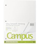 ??Kokuyo Campus Loose Leaf Paper for 3 Ring Binders, 8-1/4