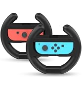 NALENSY Switch Steering Wheel for Nintendo Switch Joy Con Controller, Switch Racing Wheel Grip Fi...