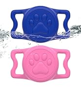 ZiperTag for Airtag Dog Collar Holder, Dog Airtag Holder Waterproof, Lightweight & Soft Silicone ...
