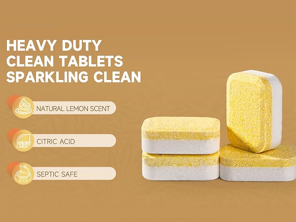 heavy duty clean tablets sparking clean