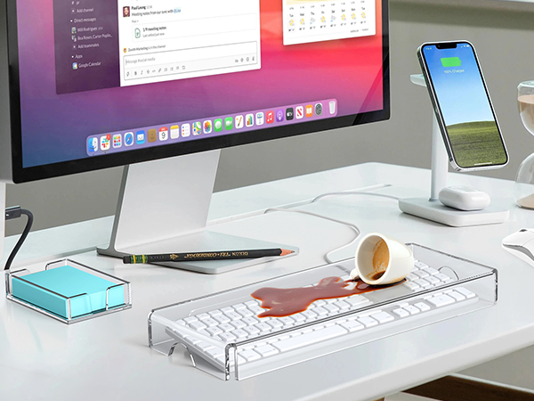 clear acrylic keyboard cover protector anti-cat