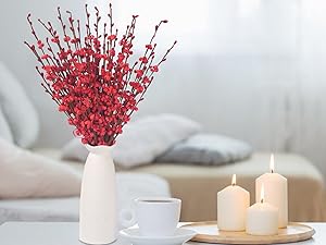 artificial flower bedroom bedside table decor modern simple style