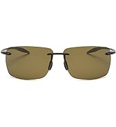 MIRYEA Rimless Polarized Sports Sunglasses for Men Women Driving Running Fishing Golf UV Blocking...