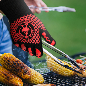 bbq gloves grilling gloves heat resistant gloves cooking gloves barbecue gloves tongs barbecuing