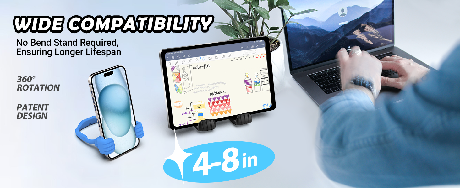 Stocking Stuffers for Teen Men Women Adults Gifts: Thumbs Up Phone Stand Holder Novelty Funny