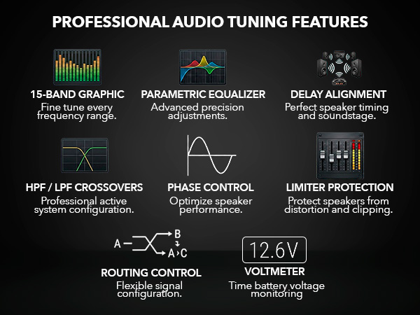 Bluetooth DSP PRO 2.4 BT+ Audio Processor with Precision Sound Tuning
