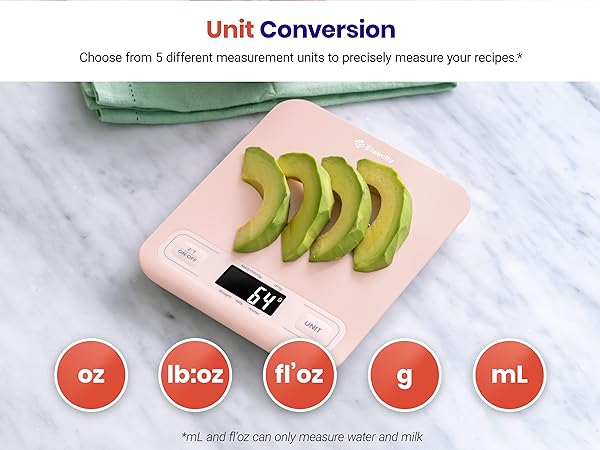 Covert the measurement units from oz to g easily.