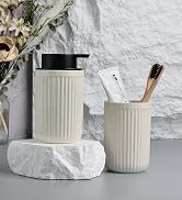 Ceramic Dish Liquid Soap Dispenser for Kitchen, Bathroom Countertop Soap Dispensers…