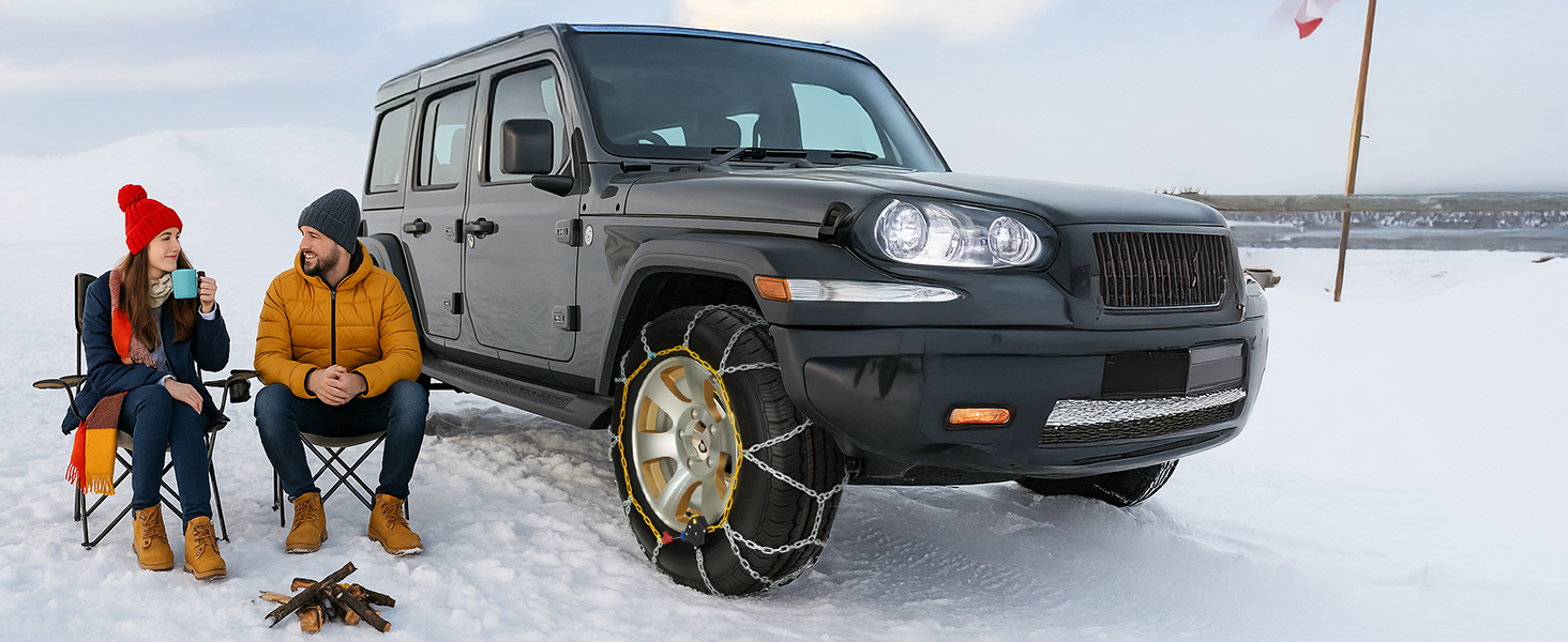 Emergency Snow Tire Chains
